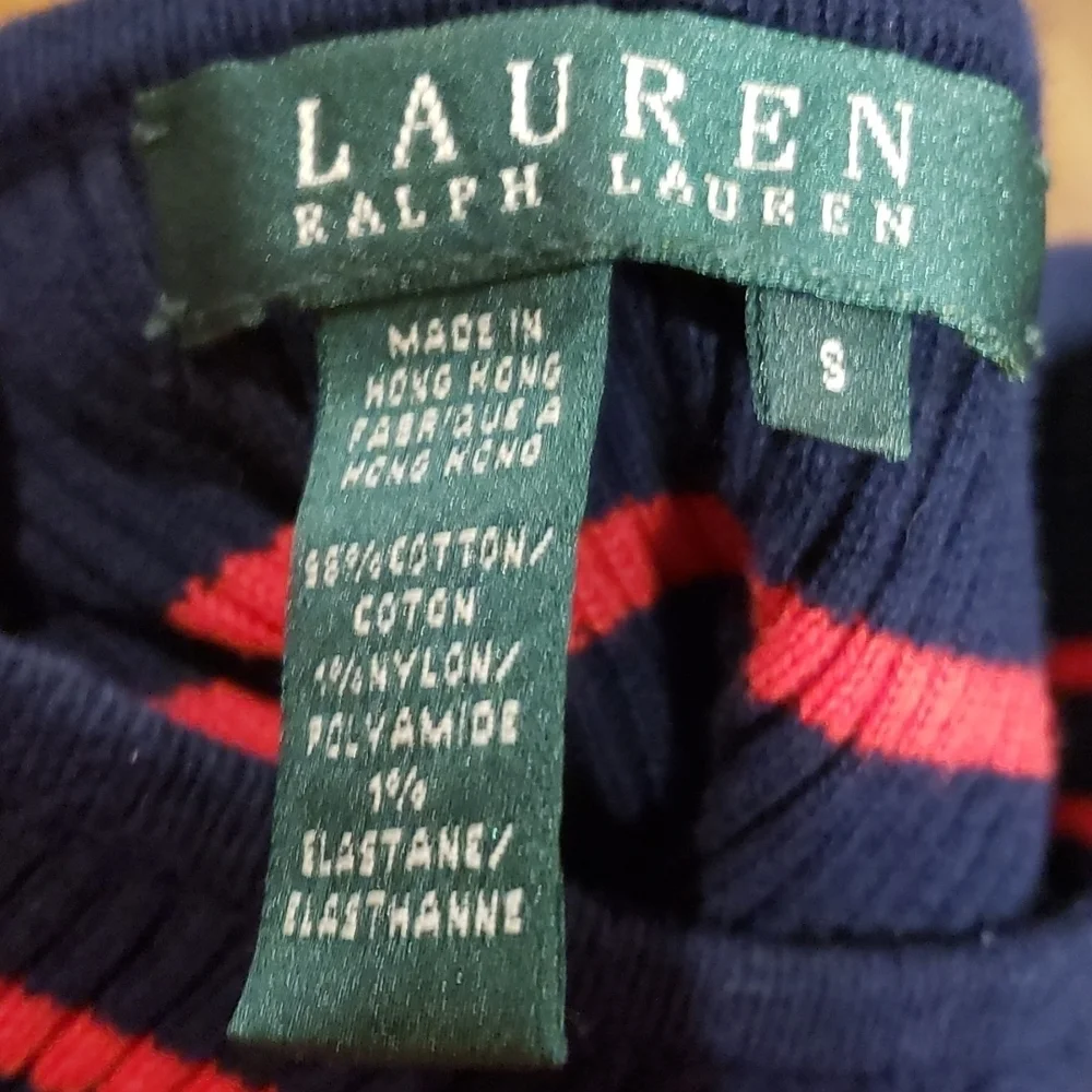 Lauren Ralph Lauren ribbed sleeve
